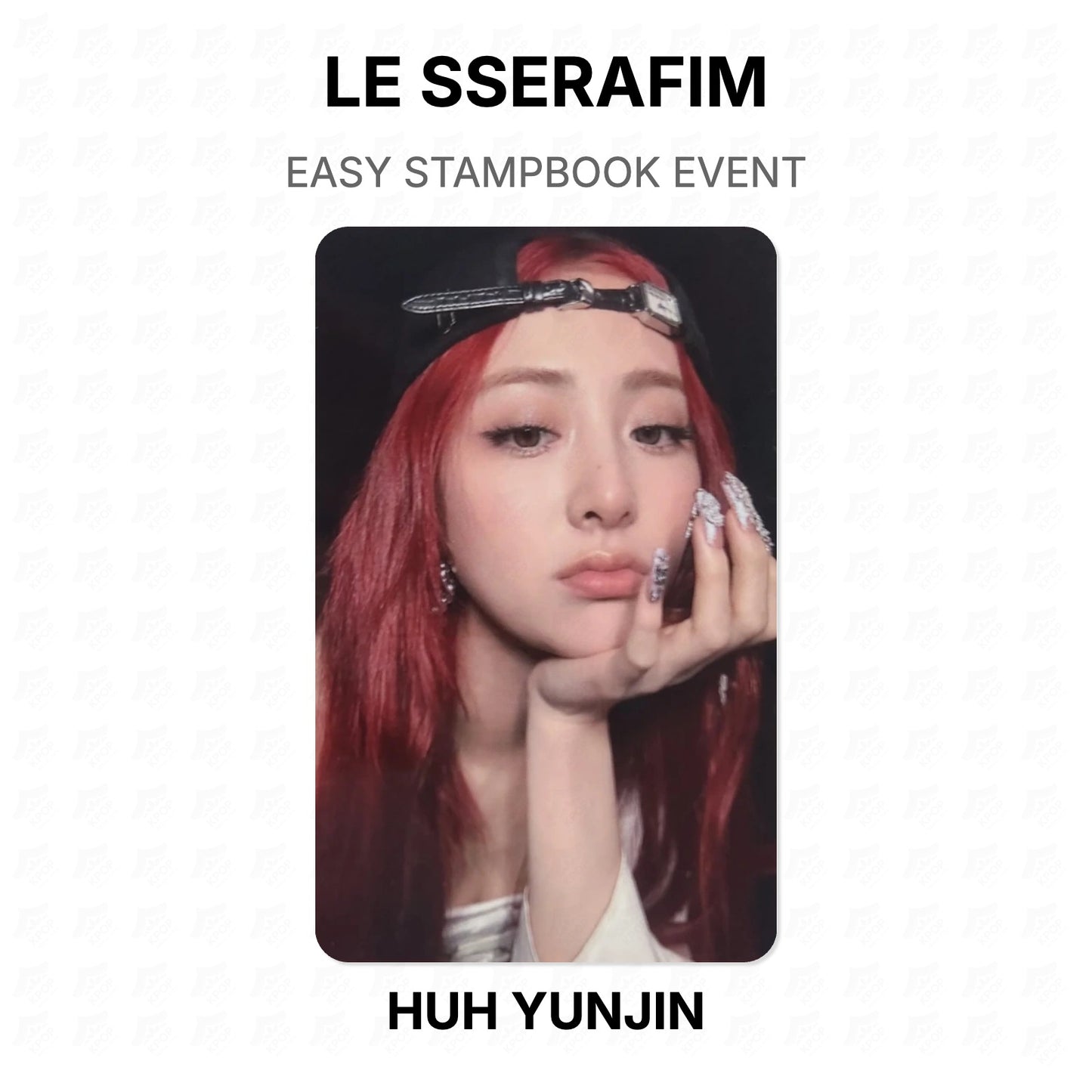 LE SSERAFIM EASY STAMPBOOK EVENT Official Photocard