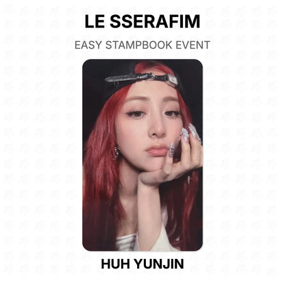 LE SSERAFIM EASY STAMPBOOK EVENT Official Photocard