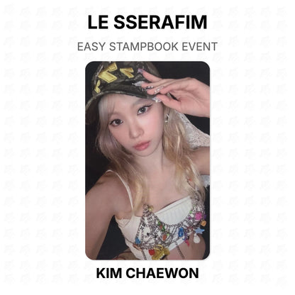 LE SSERAFIM EASY STAMPBOOK EVENT Official Photocard