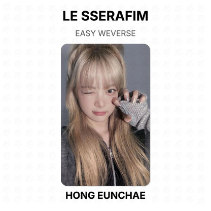 LE SSERAFIM EASY WEVERSE Official Photocard
