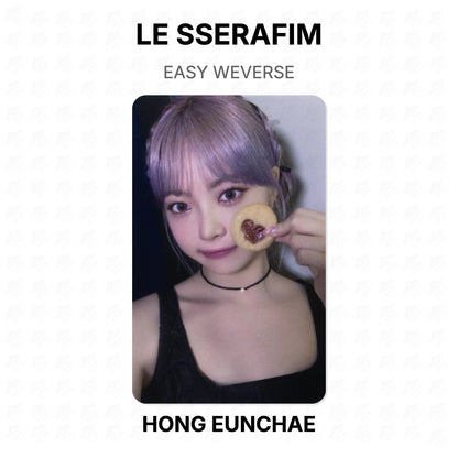LE SSERAFIM EASY WEVERSE Official Photocard