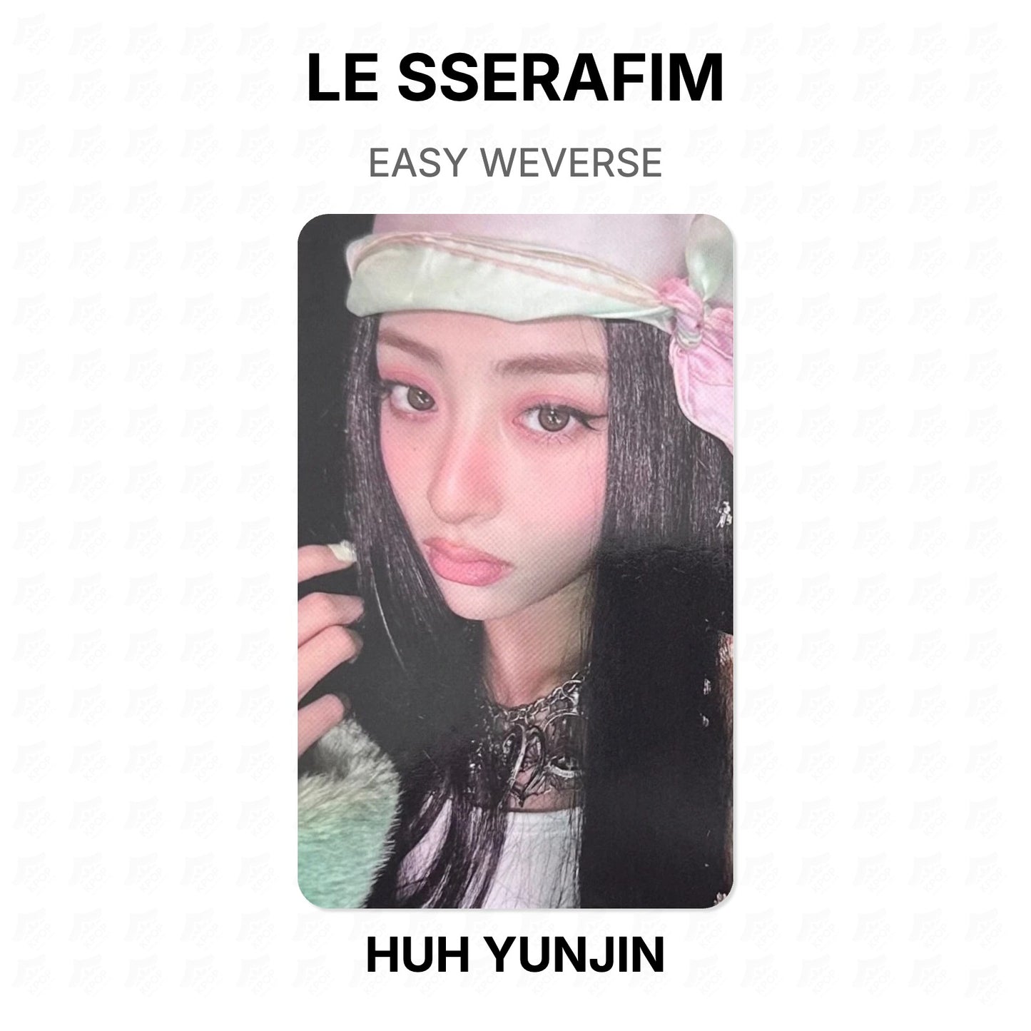 LE SSERAFIM EASY WEVERSE Official Photocard