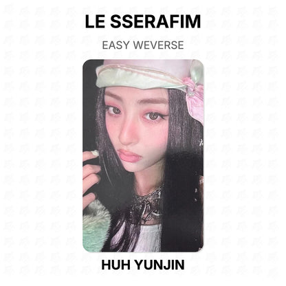 LE SSERAFIM EASY WEVERSE Official Photocard