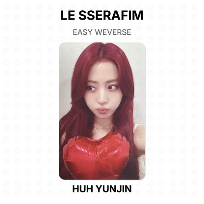 LE SSERAFIM EASY WEVERSE Official Photocard