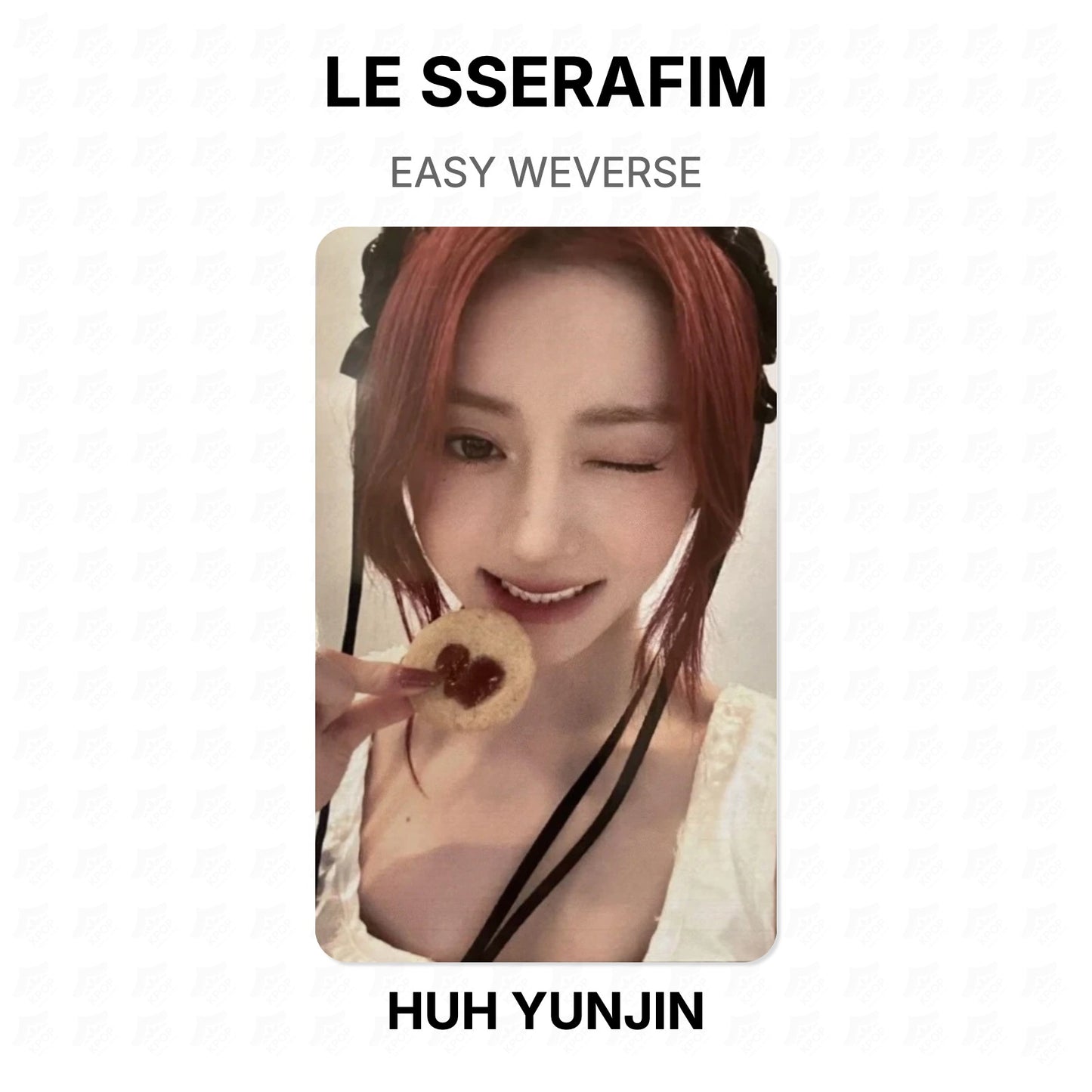 LE SSERAFIM EASY WEVERSE Official Photocard