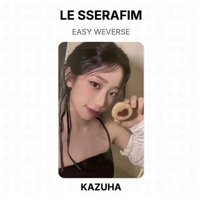 LE SSERAFIM EASY WEVERSE Official Photocard