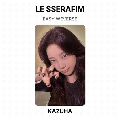 LE SSERAFIM EASY WEVERSE Official Photocard