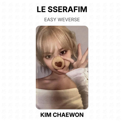 LE SSERAFIM EASY WEVERSE Official Photocard