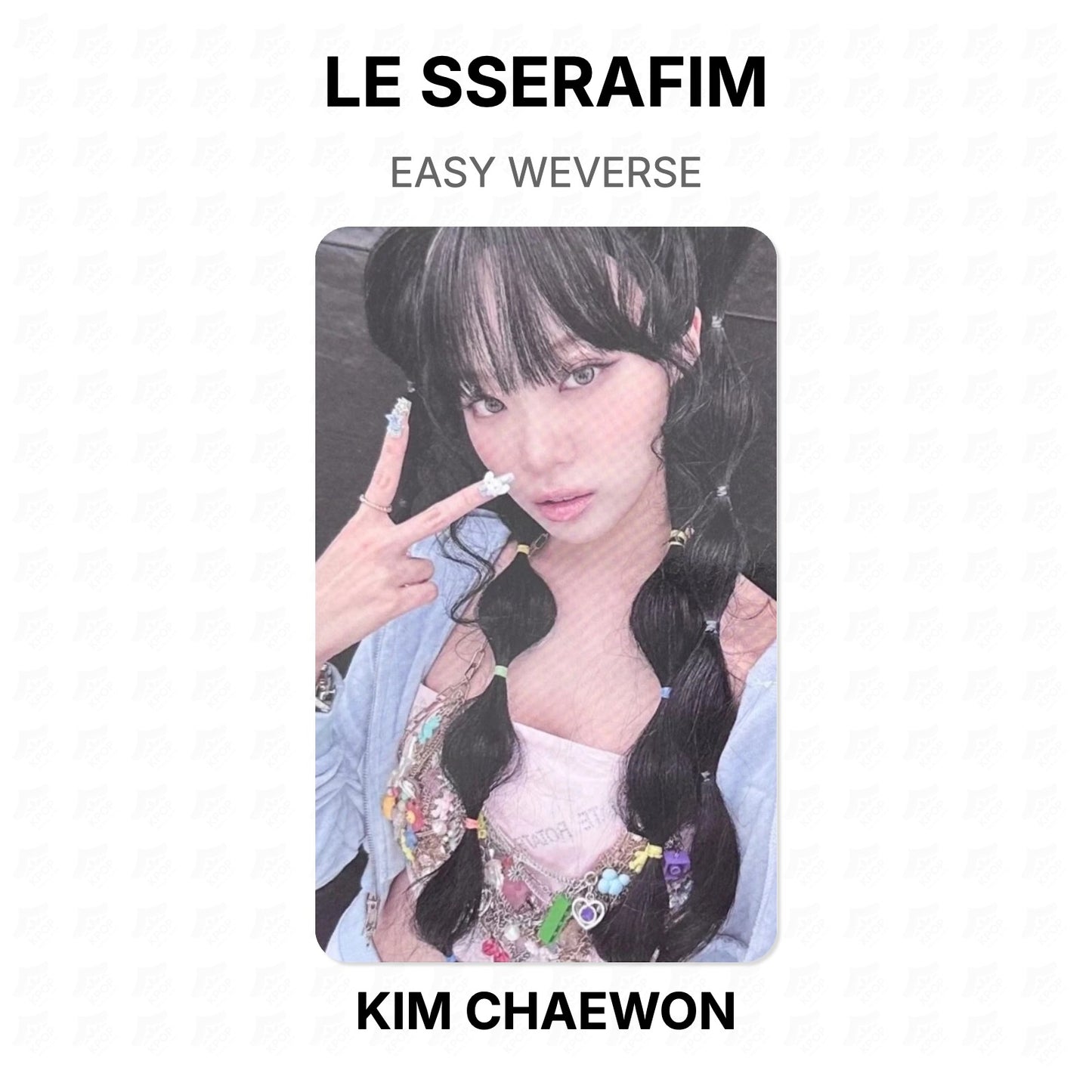 LE SSERAFIM EASY WEVERSE Official Photocard