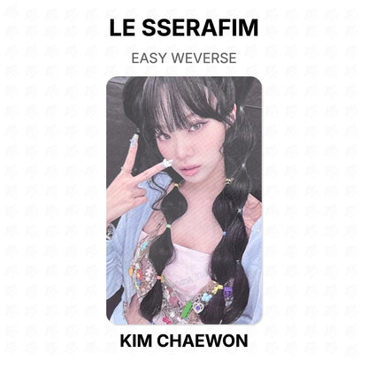 LE SSERAFIM EASY WEVERSE Official Photocard
