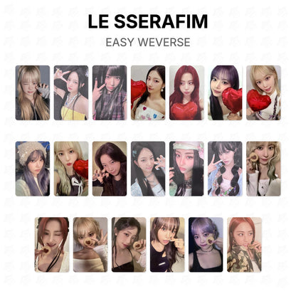 LE SSERAFIM EASY WEVERSE Official Photocard