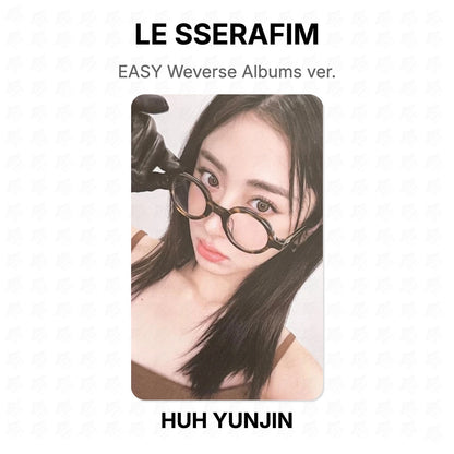 LE SSERAFIM EASY Weverse Albums ver. Official Photocard
