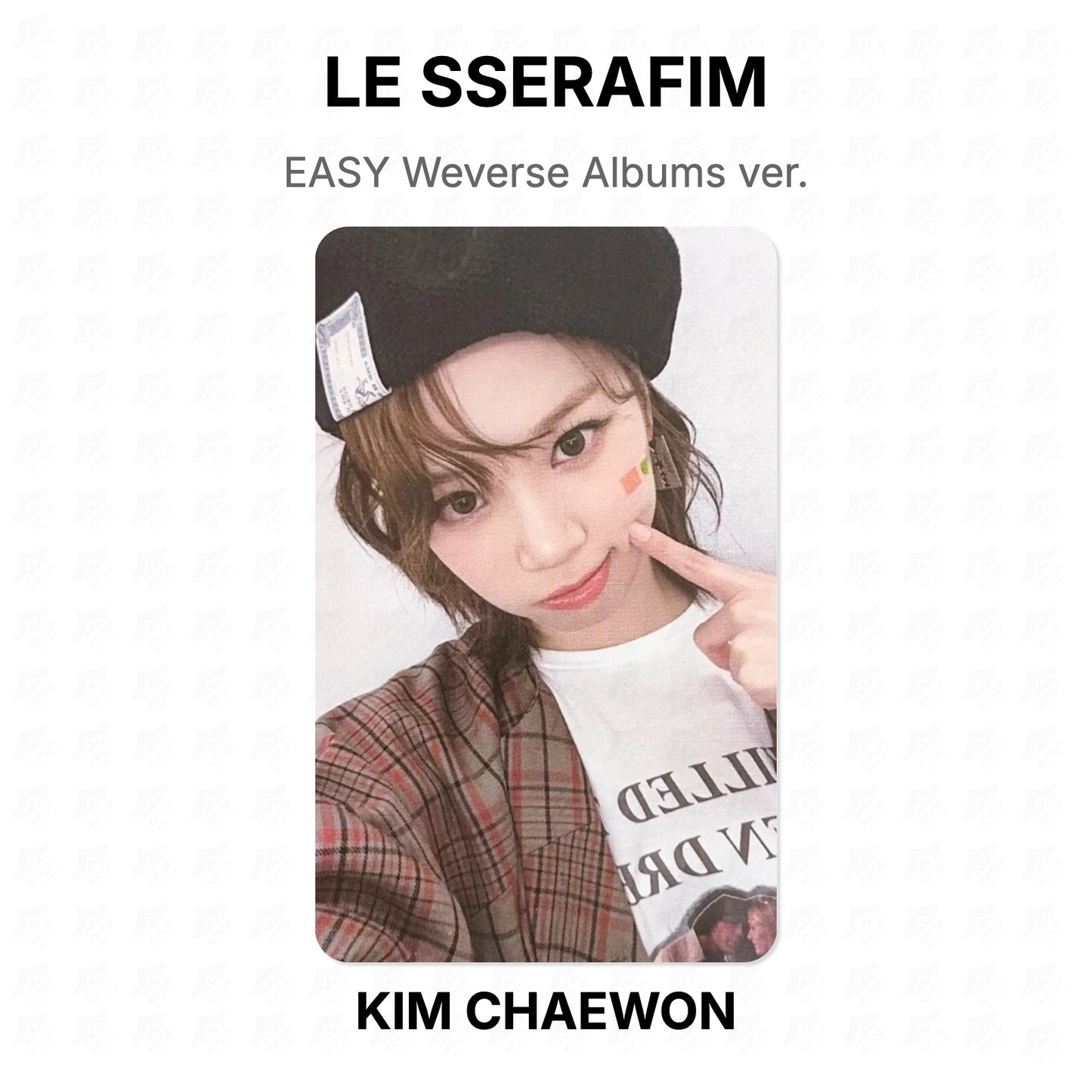LE SSERAFIM EASY Weverse Albums ver. Official Photocard