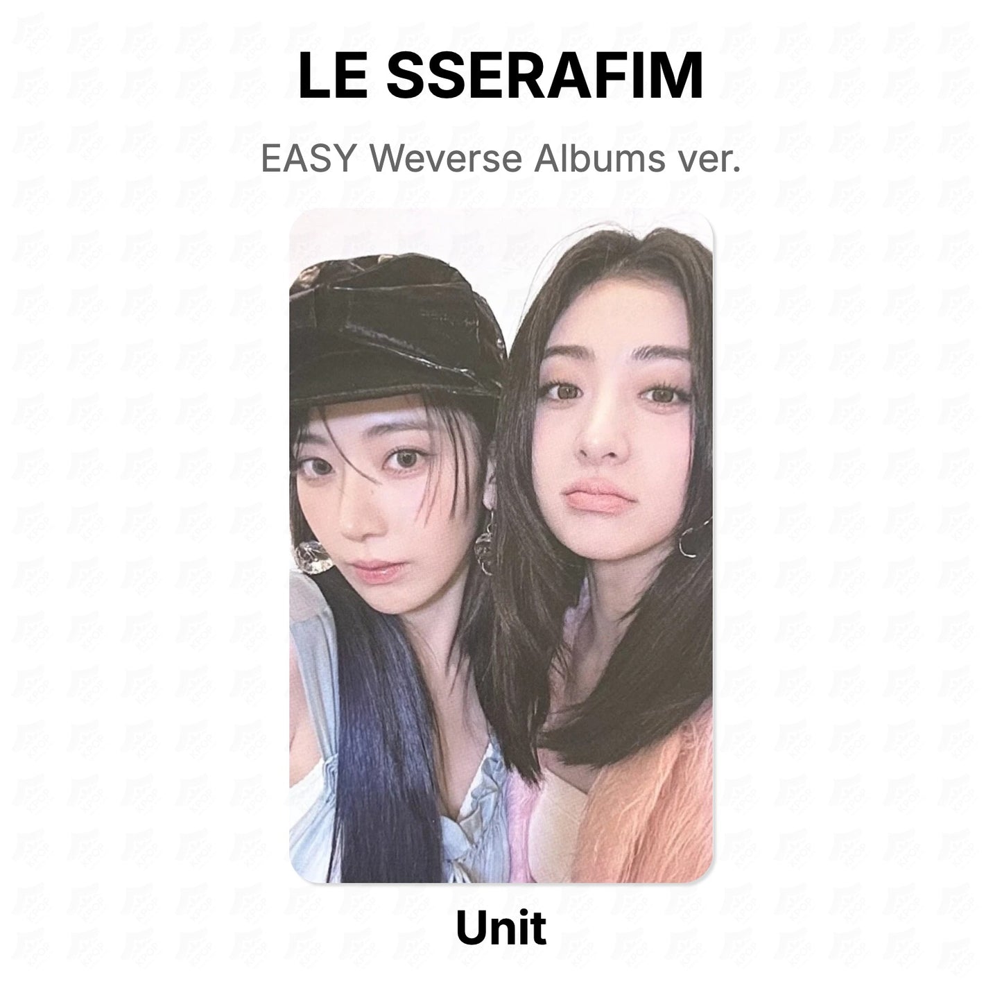 LE SSERAFIM EASY Weverse Albums ver. Official Photocard
