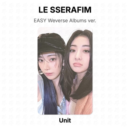 LE SSERAFIM EASY Weverse Albums ver. Official Photocard
