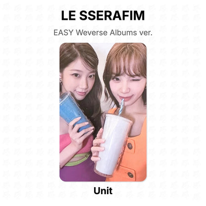 LE SSERAFIM EASY Weverse Albums ver. Official Photocard