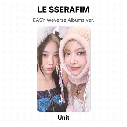 LE SSERAFIM EASY Weverse Albums ver. Official Photocard
