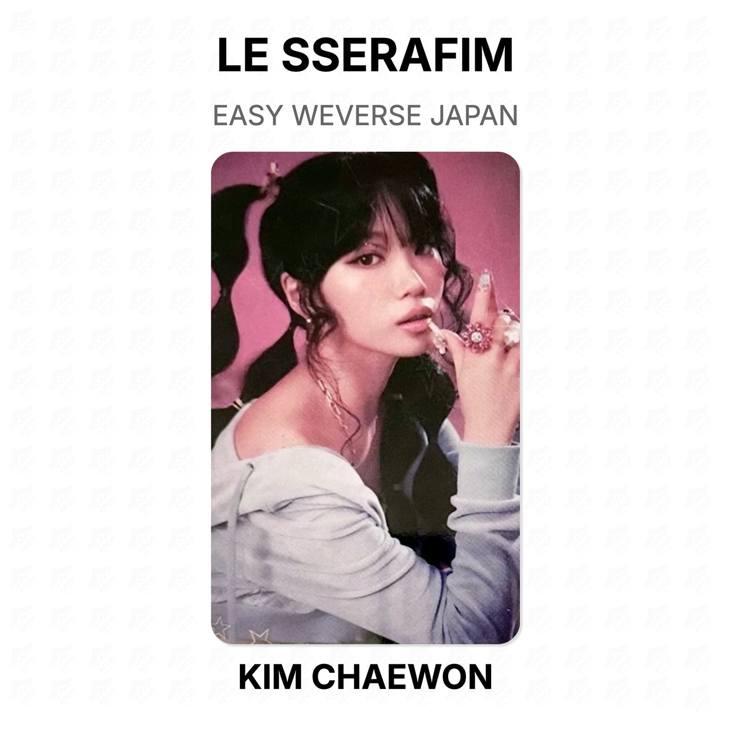 LE SSERAFIM EASY WEVERSE JAPAN Official Photocard