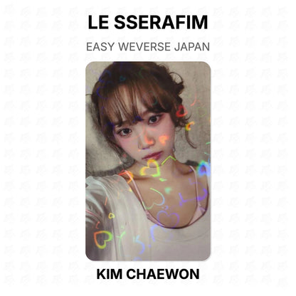 LE SSERAFIM EASY WEVERSE JAPAN Official Photocard