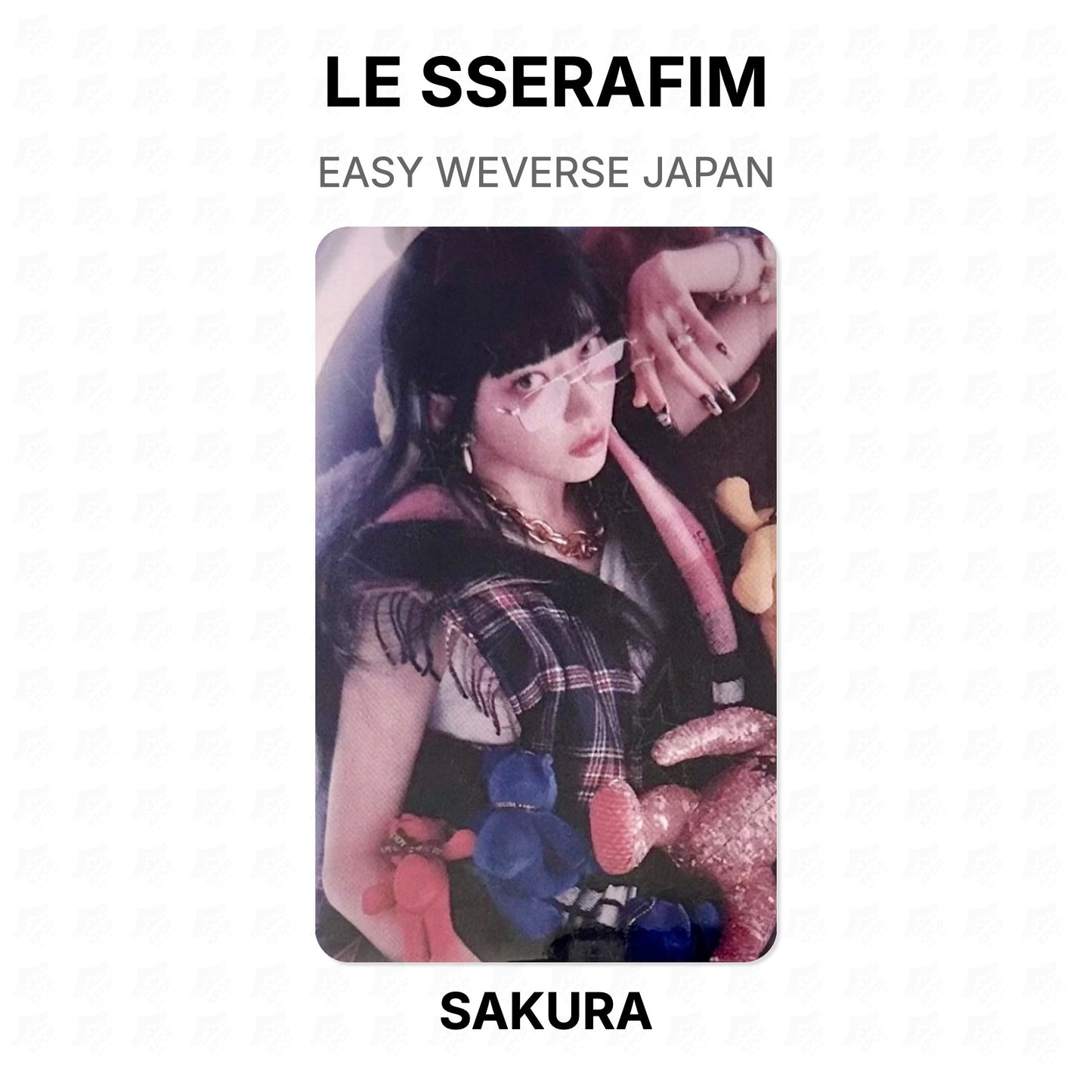 LE SSERAFIM EASY WEVERSE JAPAN Official Photocard