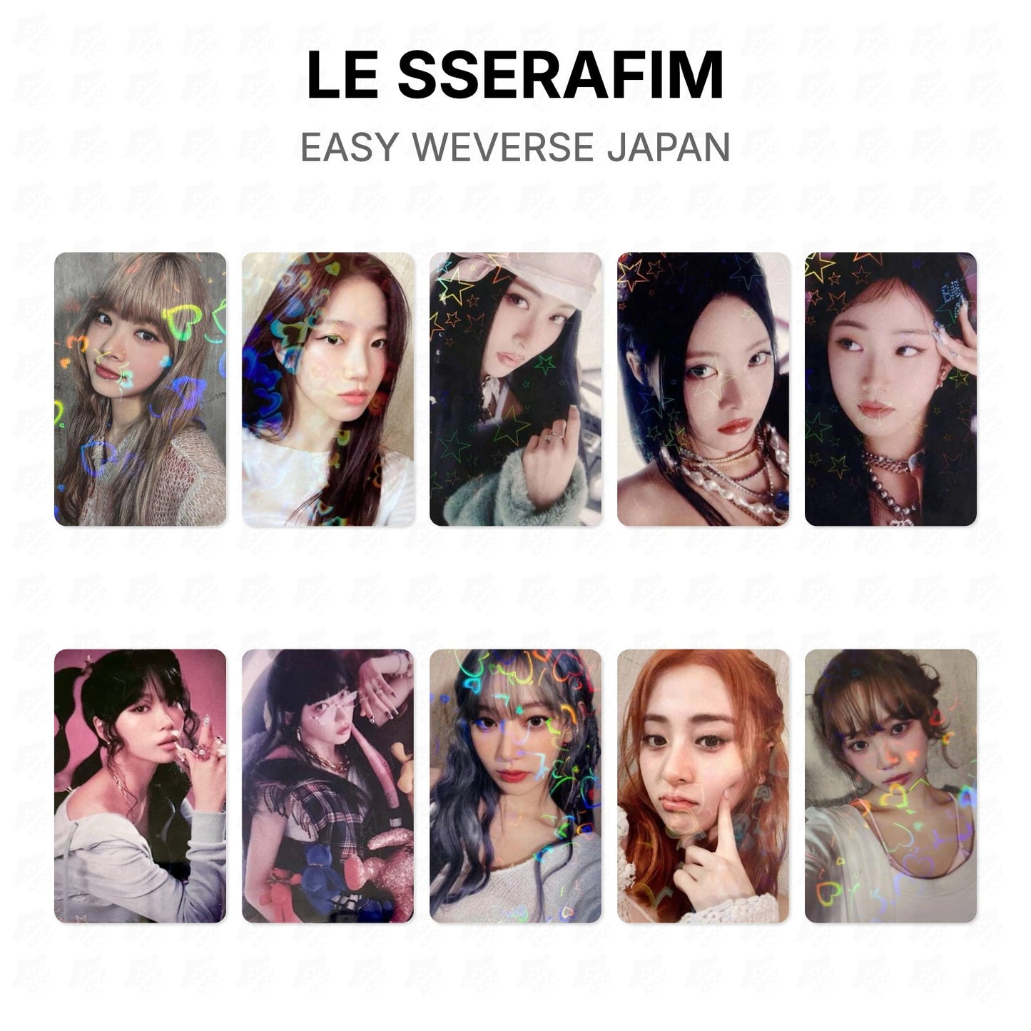 LE SSERAFIM EASY WEVERSE JAPAN Official Photocard