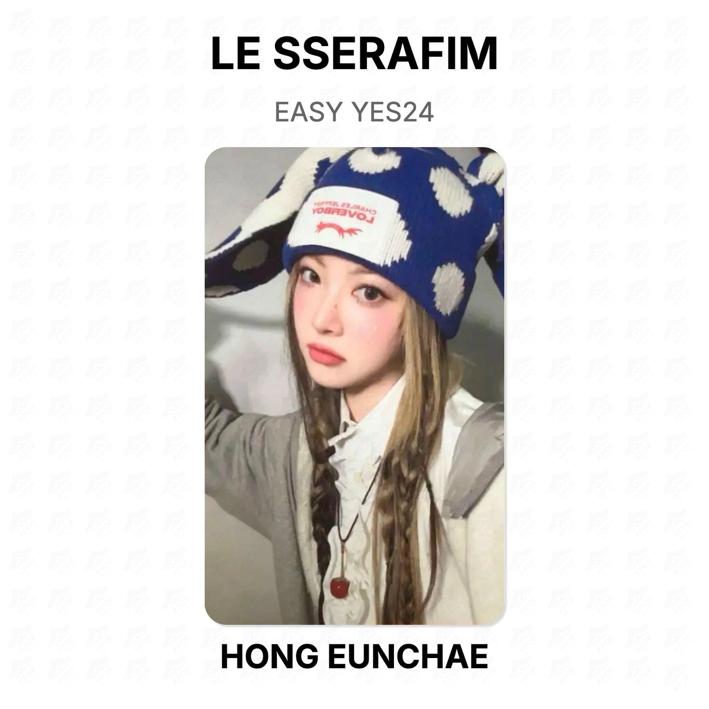 LE SSERAFIM EASY YES24 Official Photocard