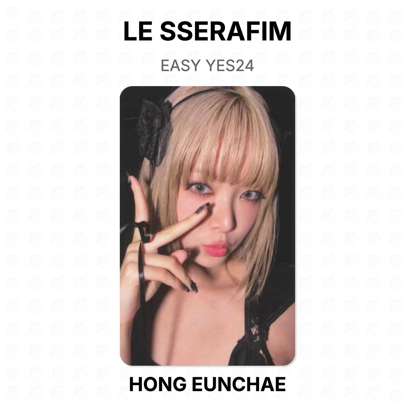 LE SSERAFIM EASY YES24 Official Photocard