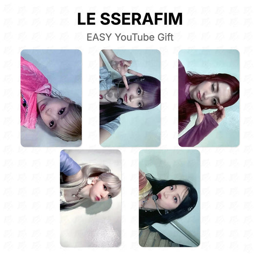LE SSERAFIM EASY YouTube Gift Official Photocard