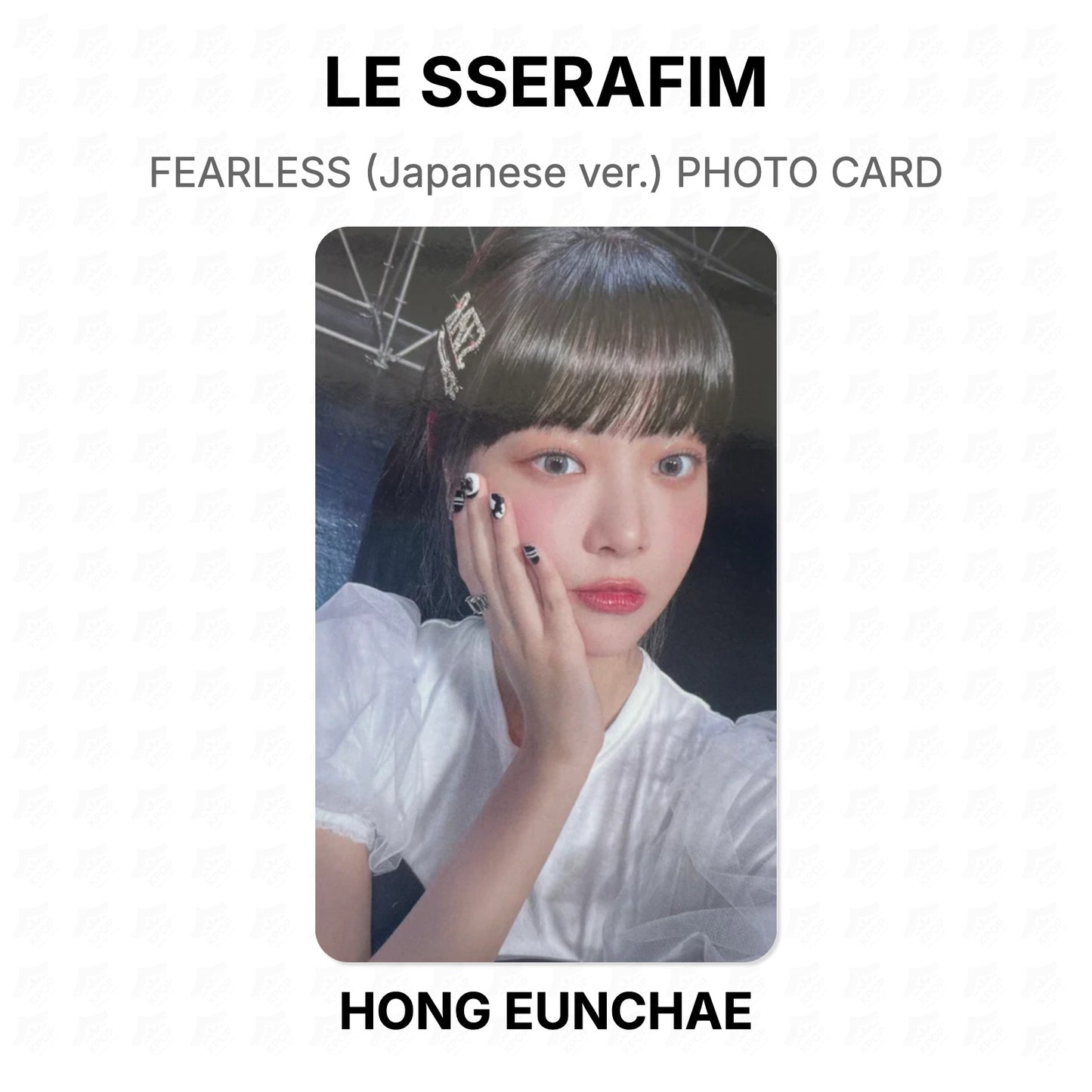 LE SSERAFIM FEARLESS (Japanese ver.) PHOTO CARD Official Photocard