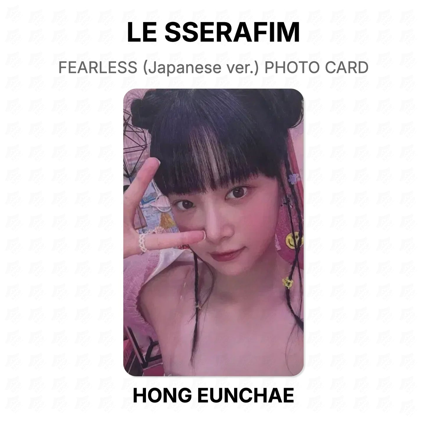 LE SSERAFIM FEARLESS (Japanese ver.) PHOTO CARD Official Photocard
