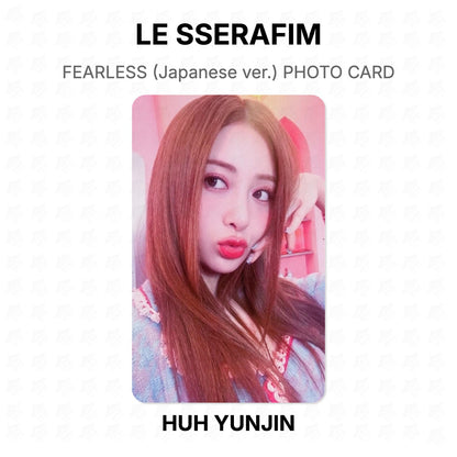 LE SSERAFIM FEARLESS (Japanese ver.) PHOTO CARD Official Photocard