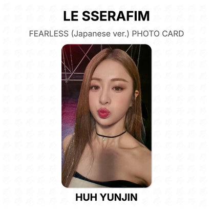 LE SSERAFIM FEARLESS (Japanese ver.) PHOTO CARD Official Photocard