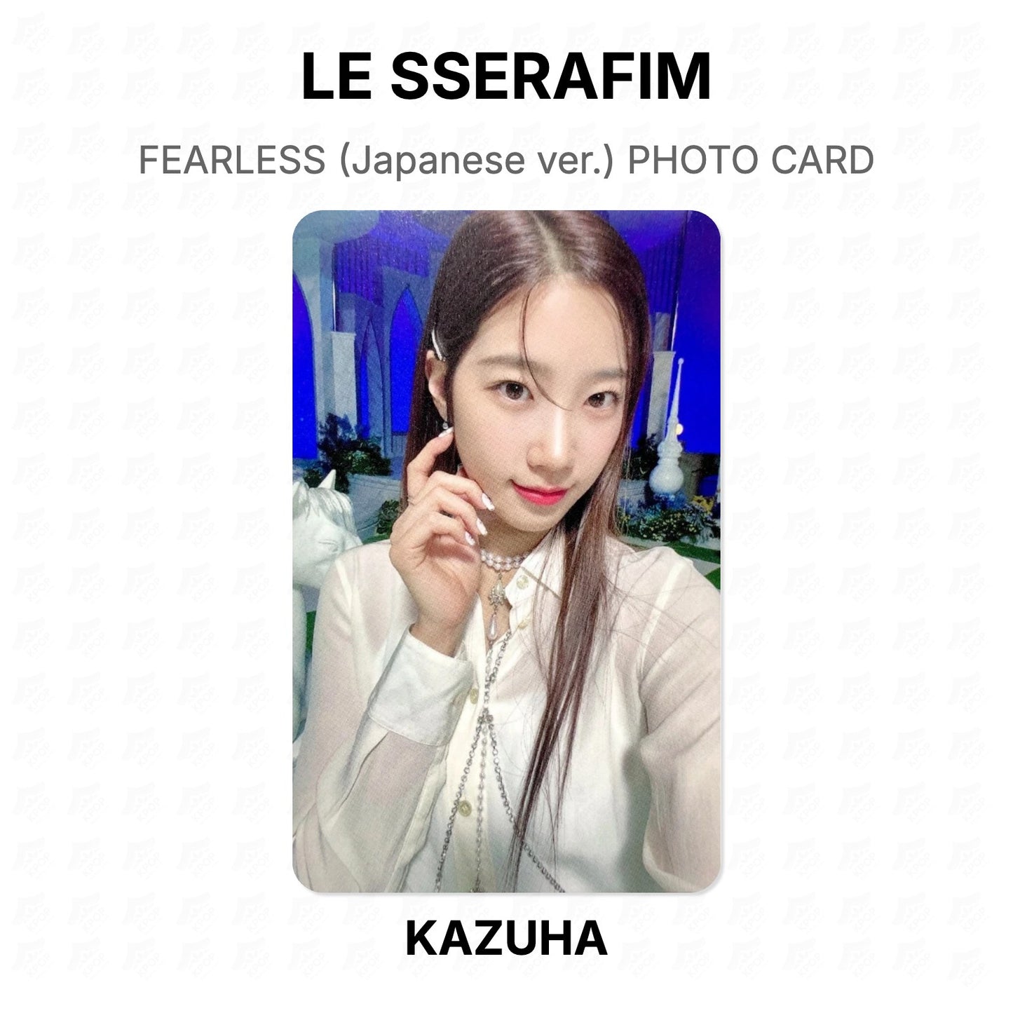 LE SSERAFIM FEARLESS (Japanese ver.) PHOTO CARD Official Photocard