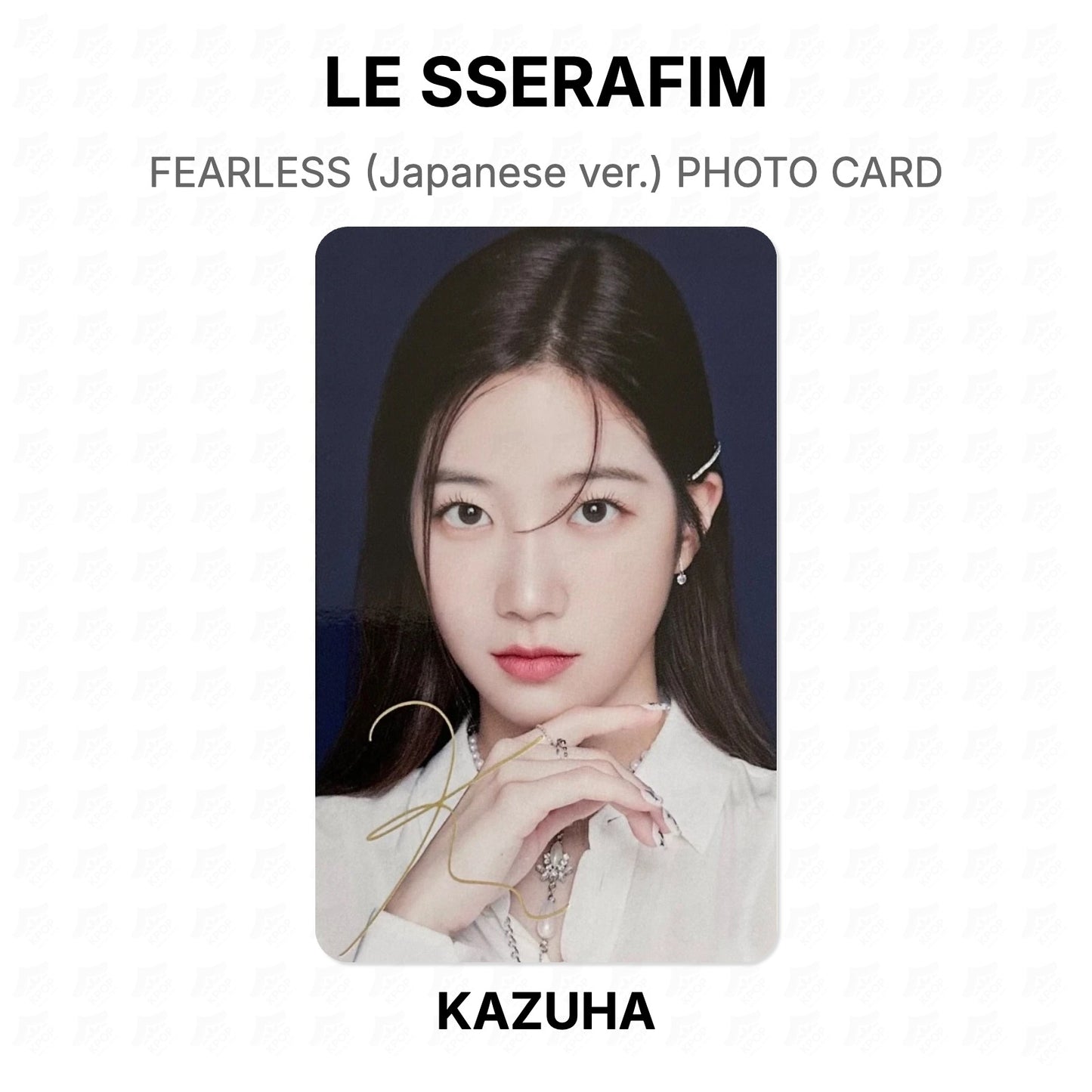 LE SSERAFIM FEARLESS (Japanese ver.) PHOTO CARD Official Photocard