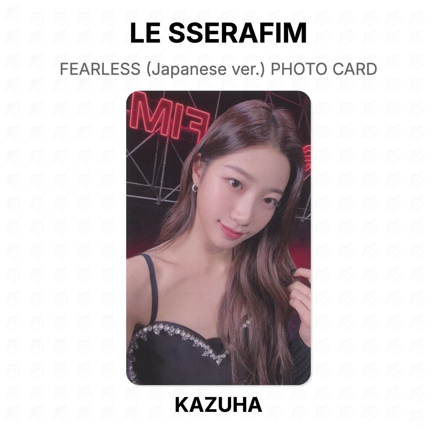 LE SSERAFIM FEARLESS (Japanese ver.) PHOTO CARD Official Photocard