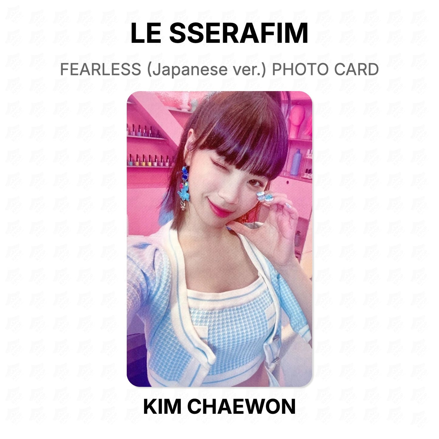 LE SSERAFIM FEARLESS (Japanese ver.) PHOTO CARD Official Photocard