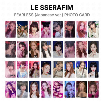 LE SSERAFIM FEARLESS (Japanese ver.) PHOTO CARD Official Photocard