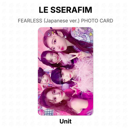 LE SSERAFIM FEARLESS (Japanese ver.) PHOTO CARD Official Photocard
