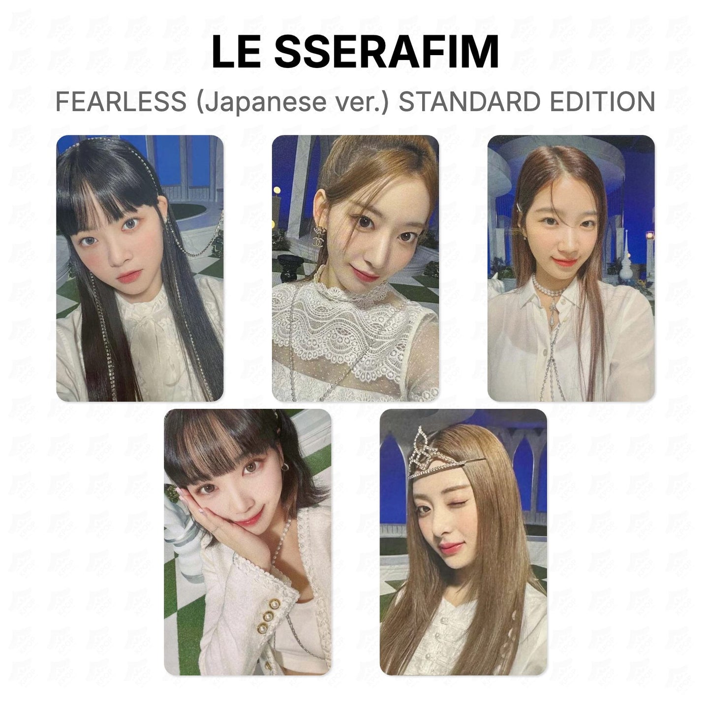 LE SSERAFIM FEARLESS (Japanese ver.) STANDARD EDITION Official Photocard