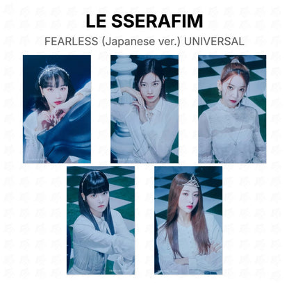 LE SSERAFIM FEARLESS (Japanese ver.) UNIVERSAL Official Photocard