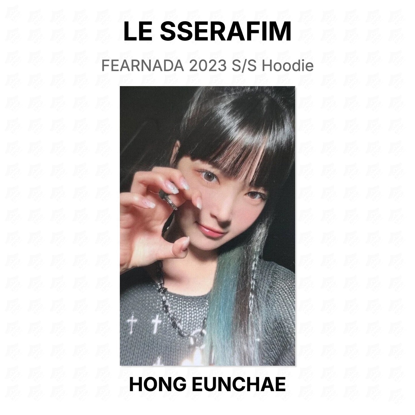 LE SSERAFIM FEARNADA 2023 S/S Hoodie Official Photocard
