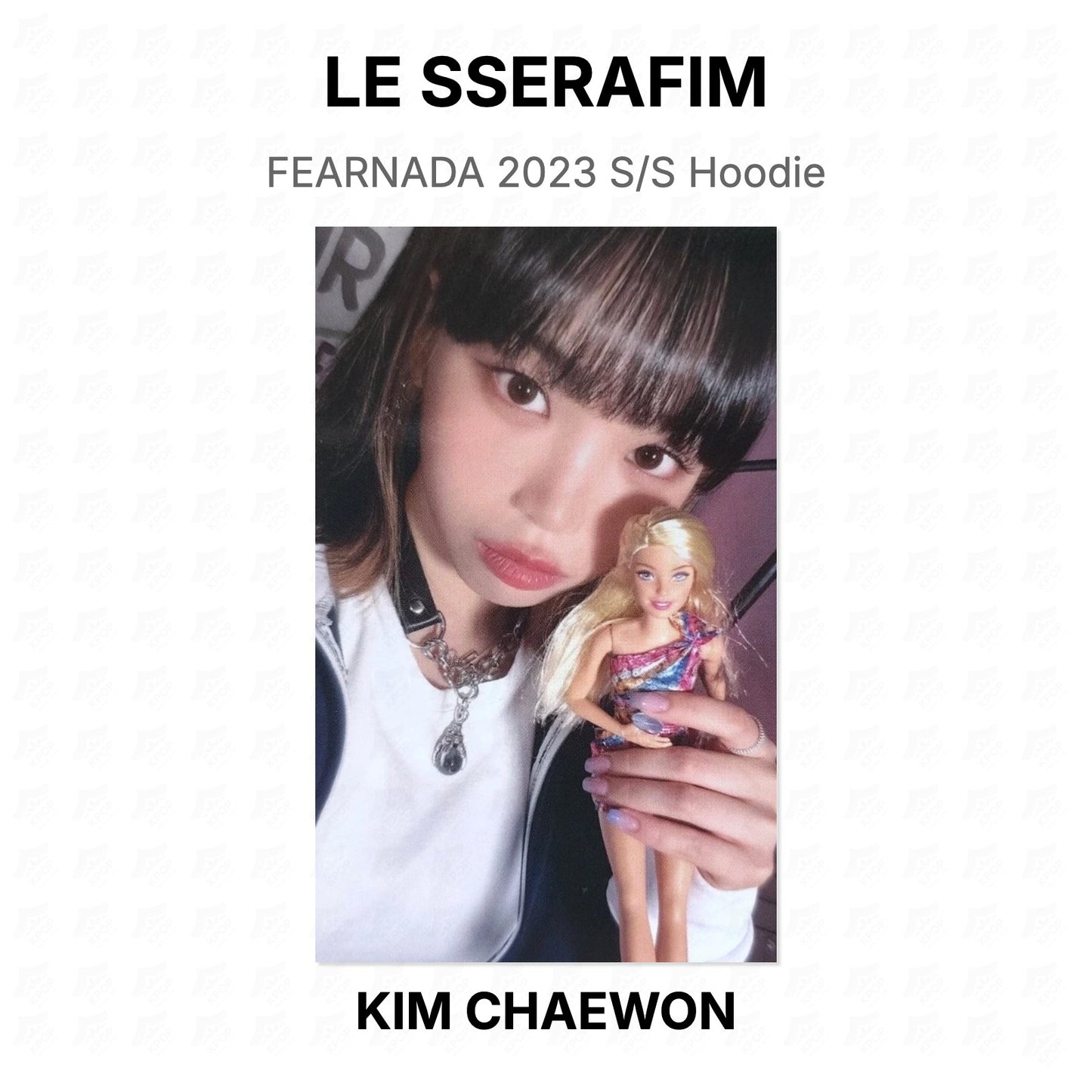 LE SSERAFIM FEARNADA 2023 S/S Hoodie Official Photocard