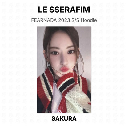 LE SSERAFIM FEARNADA 2023 S/S Hoodie Official Photocard