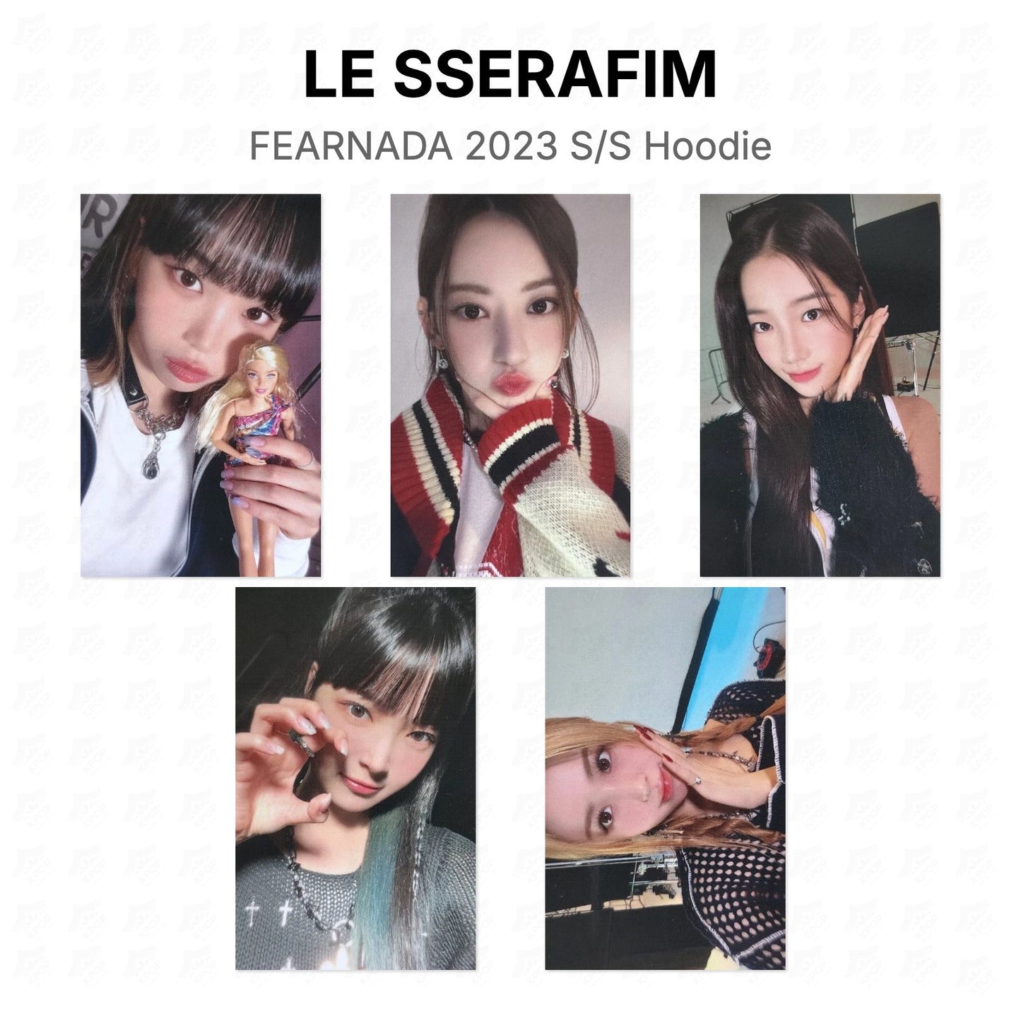 LE SSERAFIM FEARNADA 2023 S/S Hoodie Official Photocard