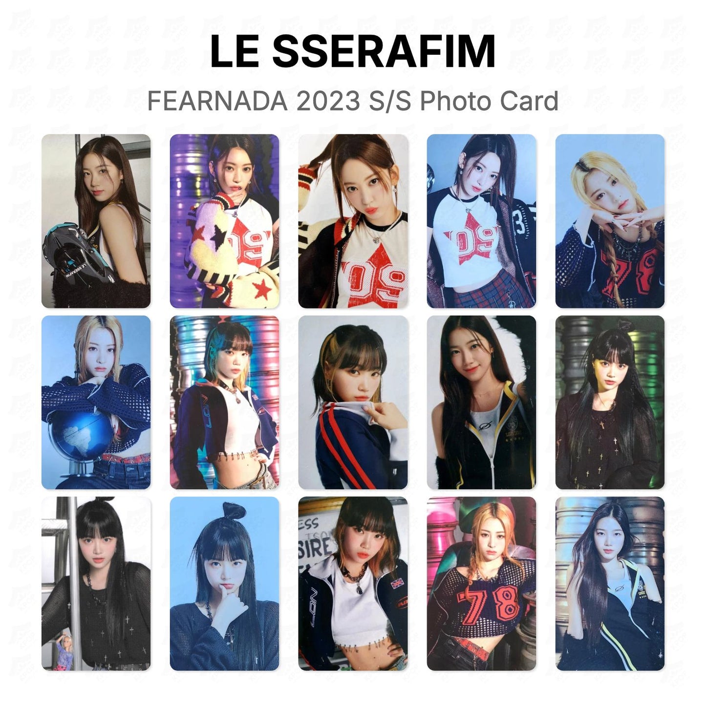 LE SSERAFIM FEARNADA 2023 S/S Photo Card Official Photocard