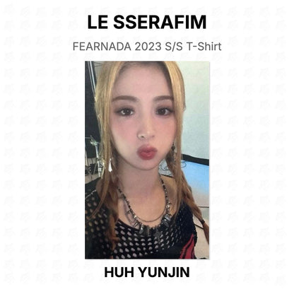 LE SSERAFIM FEARNADA 2023 S/S T-Shirt Official Photocard