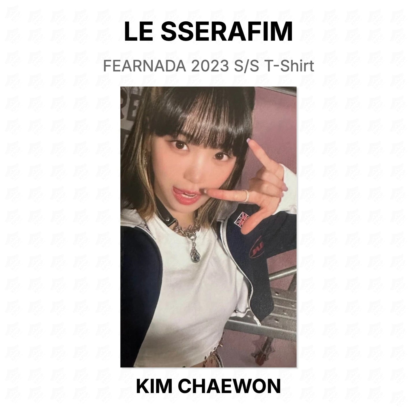LE SSERAFIM FEARNADA 2023 S/S T-Shirt Official Photocard