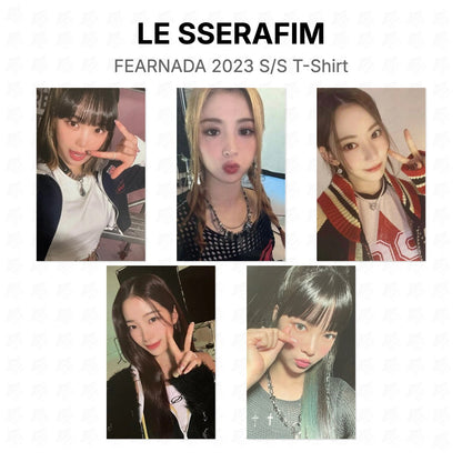 LE SSERAFIM FEARNADA 2023 S/S T-Shirt Official Photocard
