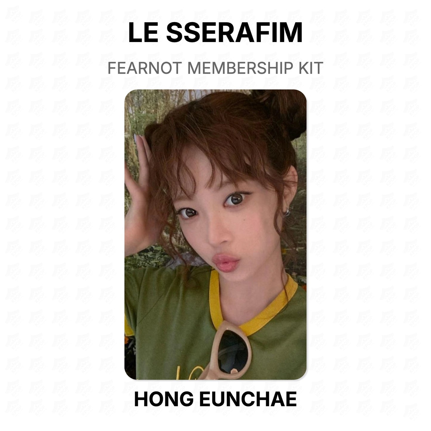 LE SSERAFIM FEARNOT MEMBERSHIP KIT Official Photocard