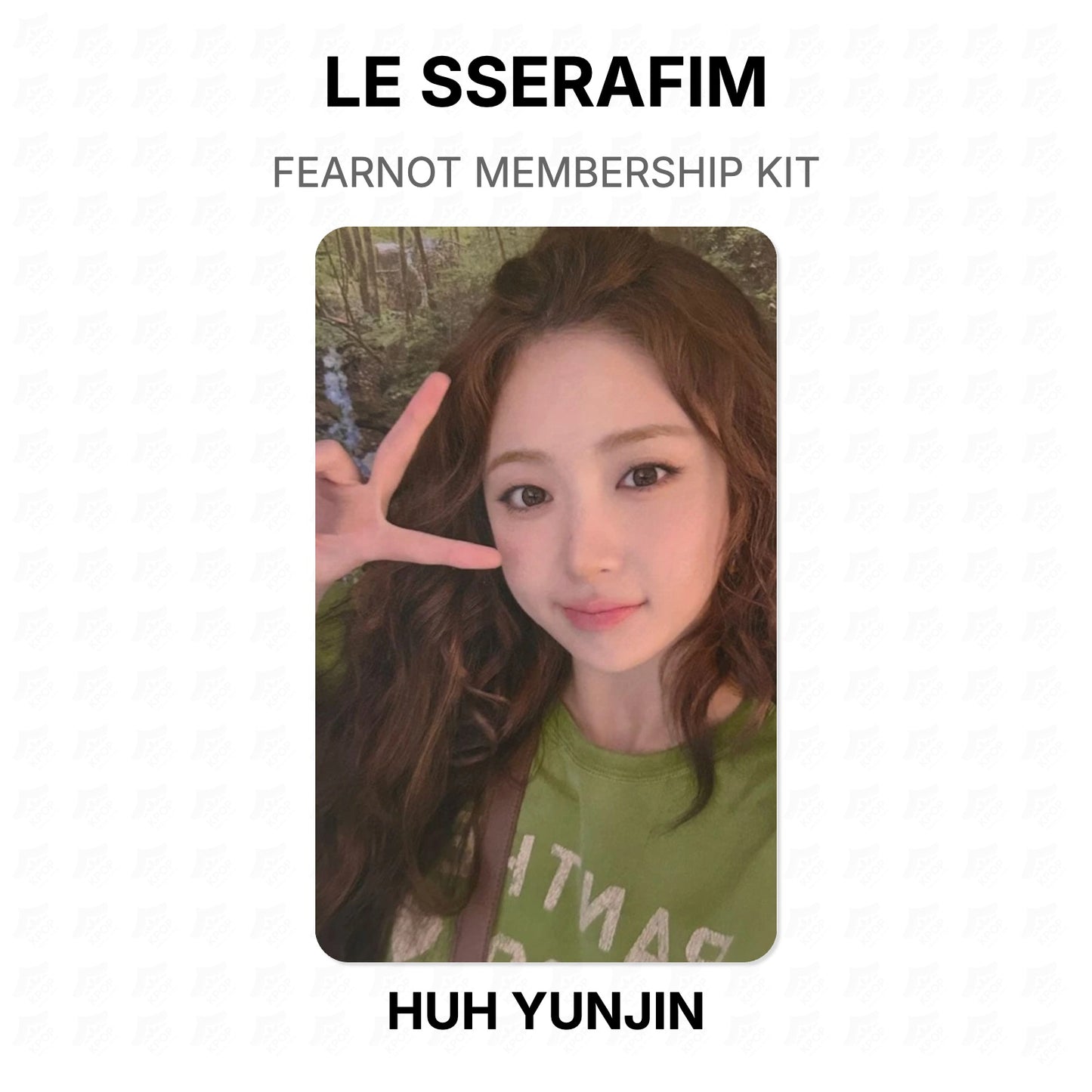 LE SSERAFIM FEARNOT MEMBERSHIP KIT Official Photocard